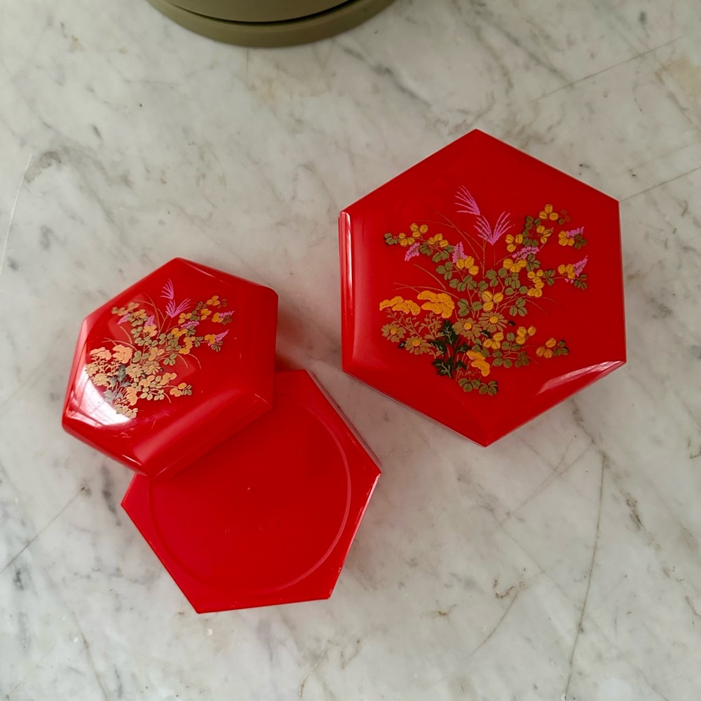 Floral Decorative Stacking Box Set